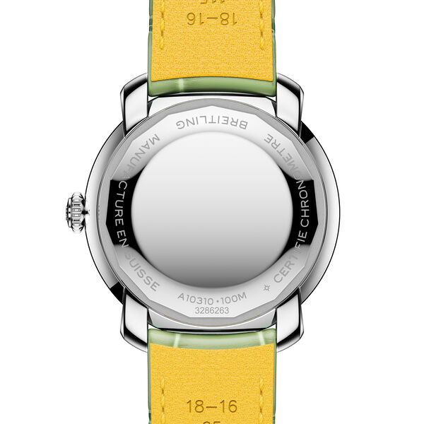 Lady Premier 36 mm automatique en acier inoxydable et diamants